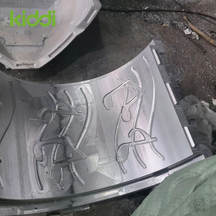 Dökme Alüminyumdan yapılmış Spiral Boru Slayt Kalıbı